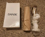 Dansk Silver Plated Ballet Ribbon Champagne Flutes Toasting Glasses Set Of 2. Fixed Price $36.54.