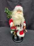 Holiday Inspirations 12-INCH Standing Santa Christmas Figure Bag Presents Nwt. Fixed Price $13.00.