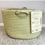 Colonial Mills Woven Basket Sprout Green. Fixed Price $30.00.
