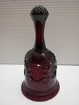 Vtg Avon Cape Cod Christmas Red Ruby Glass Dinner Bell Holiday Classic. Fixed Price $17.99.