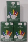 Lot Of 3 Holiday Time Led Mini Christmas Lights Multicolor 11 Ft 50-COUNT. Fixed Price $27.85.
