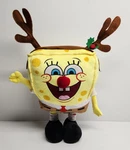 Spongebob Squarepants Reindeer Plush Christmas Door Greeter 22" Gemmy. Fixed Price $39.95.