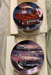 Enesco 1956 Ford F100 Pickup Truck & 1959 Cadillac Eldorado Plates 8 Coa Box. Fixed Price $14.50.
