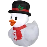 White Snowman Rubber Duck Christmas Airblown Inflatable Yard Decoration 3.2 Ft. Fixed Price $33.00.