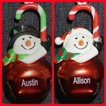 Ganz Candy Cane Jingle Bells Christmas Ornament Personalized Red Choose Nwt. Fixed Price $8.25.