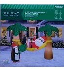 Gemmy 6.5 Ft Santa Tropical Christmas Scene Airblown Inflatable Nib. Fixed Price $249.95.