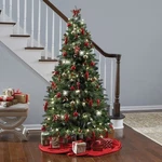 Hammacher Schlemmer 6FT Pop-up/pull-up Instant Decorated Xmas Tree+bag-no Lights. Fixed Price $65.00.
