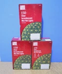 3 Pack -home Accents 150 Clear Incandescent Mini Net Lights 4X6 Ft Christmas New. Fixed Price $39.99.