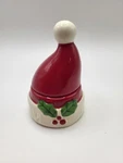 Vintage Ganz Salt And Pepper Shakers Christmas Santa Hat Stackable One Owner. Fixed Price $10.39.
