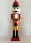 Timeless Treasures 20 Handcrafted Deluxe Wooden Nutcracker Soldier Drummer. Fixed Price $48.05.