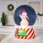 Gemmy Christmas Airblown Inflatable 6FT Snowman Globe Swirling. Fixed Price $129.00.