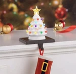 Mr. Christmas Led Light Up Nostalgic Ceramic Tree Stocking Holder 4 Hour Timer. Fixed Price $62.99.