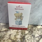 Baby Boy's First Christmas Hallmark Keepsake 2016 Nib. Fixed Price $29.99.