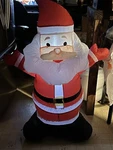Gemmy 48 Waving Santa Claus Airblown Inflatable Lighted Christmas Decoration. Fixed Price $12.00.