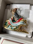 New Danbury Mint Christmas Ornament Santa's Helper Yorkshire Terrier Dog Yorkie. Fixed Price $14.99.