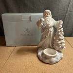 Partylite Ceramic Santa Claus Tealight Candle Holder Christmas Holiday Decor. Fixed Price $30.00.