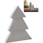 3 Tier White Wooden Tree Christmas Decor. Fixed Price $35.00.