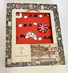John Derian Vintage Style Christmas 60" Glass Cookie Garland Red White Gold Read. Fixed Price $19.99.