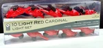 New Kurt Adler Red Cardinal Bird Christmas Tree Set W/ 10 UL0676. Fixed Price $22.50.