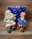 Fitz & Floyd Santa's Magic Workshop Salt Pepper Shaker Set Christmas Vintage. Fixed Price $14.99.