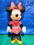 3 1/2' Gemmy Airblown Inflatable Christmas Disney Minnie Mouse W/ Candy Cane. Fixed Price $39.95.
