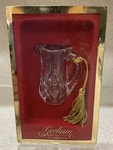 Gorham Holiday Tradition Since 1831 Miniature Crystal Pitcher Made Germany. Fixed Price $9.99.