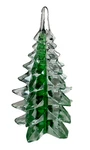 Glass Art Christmas Tree Winter Forrest Holiday Home Bar Accent Table Decor. Fixed Price $38.00.