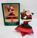 Midwest Cannon Falls Cast Iron Santa Claus Stocking Holder Hanger Christmas Box. Fixed Price $28.26.