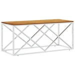 Coffee Table Accent Side End For Living Room Stainless Steel Vidaxl. Fixed Price $126.99.