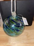 Giftcraft Friendship Art Glass Ball Ornament Hand Blown Boxed. Fixed Price $25.00.