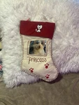 Target Kitty Cat Christmas Changeable Photo Picture Stocking Boss 14" Pet Gift. Fixed Price $7.25.