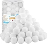 120 Pack Snow Toy Balls For Kids Indoor, Plush Fake Soft Artificial. Fixed Price $22.79.