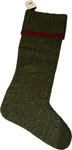 Ralph Lauren Cashmere Loden Cable Knit Christmas Stocking Green Nwt. Fixed Price $60.00.