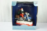Santas Best Biker Motorcycle Musical Ornament Light Rockin Down Highway. Fixed Price $17.95.