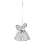 Inge Wedding Bells German Glass Christmas Tree Ornament Free Box 1.8 Inch. Fixed Price $49.98.