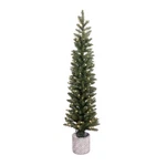 Celebrations 5 Ft. Slim Led 100 Ct Diamond Potted Color Changing Entrance Tree. Fixed Price $139.99.