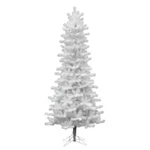 Vickerman 7.5' Crystal White Pine Slim Artificial Christmas Tree, Unlit. Fixed Price $145.88.