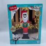 Disney Nightmare Before Christmas Jack Skellington Gemmy Airblown Inflatable 5'5. Fixed Price $37.99.
