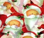 20 Sheets Jolly Santa Christmas Tissue Paper # 928. Fixed Price $8.95.