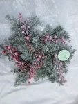 National Tree Company Snowy Dunhill Fir Snowflake Battery Lighted Wreath Decor. Fixed Price $35.00.
