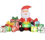 Outsunny 4.4' Christmas Inflatables Santa Claus W/ White Led Lights. Fixed Price $60.00.