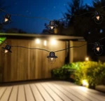 Northlight 10 Black Metal Caged Fisherman Lantern String Lights -9FT. Wire. Fixed Price $42.83.