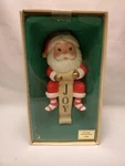 Russ Berrie Santa Joy Christmas Stocking Hanger Hong Kong Original Box Vintage. Fixed Price $12.00.