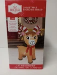 Holiday Time Christmas Bighorn Sheep Airblown Yard Inflatable 48" Led Easy Setup. Fixed Price $28.99.
