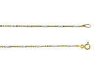Sterling Silver Cable Chain 925 Yellow Gold Plated Necklace Diamond Cut Accents. Fixed Price $50.13.