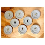 Pottery Barn Reindeer Appetizer Plates Set Of 8 Whimsical Christmas Japan. Fixed Price $116.42.