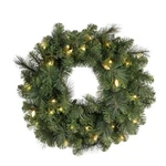 4-PACK Celebrations Platinum 26 In. Led Prelit Warm White Mixed Pine Wreath. Fixed Price $282.79.
