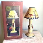 Lenox Winter Greetings Candlestick Lamp 14" Tall Cardinal Design W/box. Fixed Price $28.00.