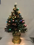 Vtg 2000 National Christmas Tree Co. 36 Fiberoptic W/large Bulbs. Fixed Price $399.00.