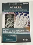 Gemmy Commercial Pro Universal Shingle/gutter 100 Count Christmas Light Clips. Fixed Price $17.50.
